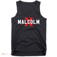 Malcolm X Black History Tank Top thumb 0