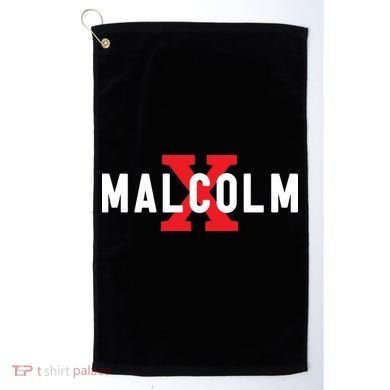 Malcolm X Black History Golf Towel