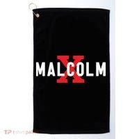 Malcolm X Black History Golf Towel thumb 0