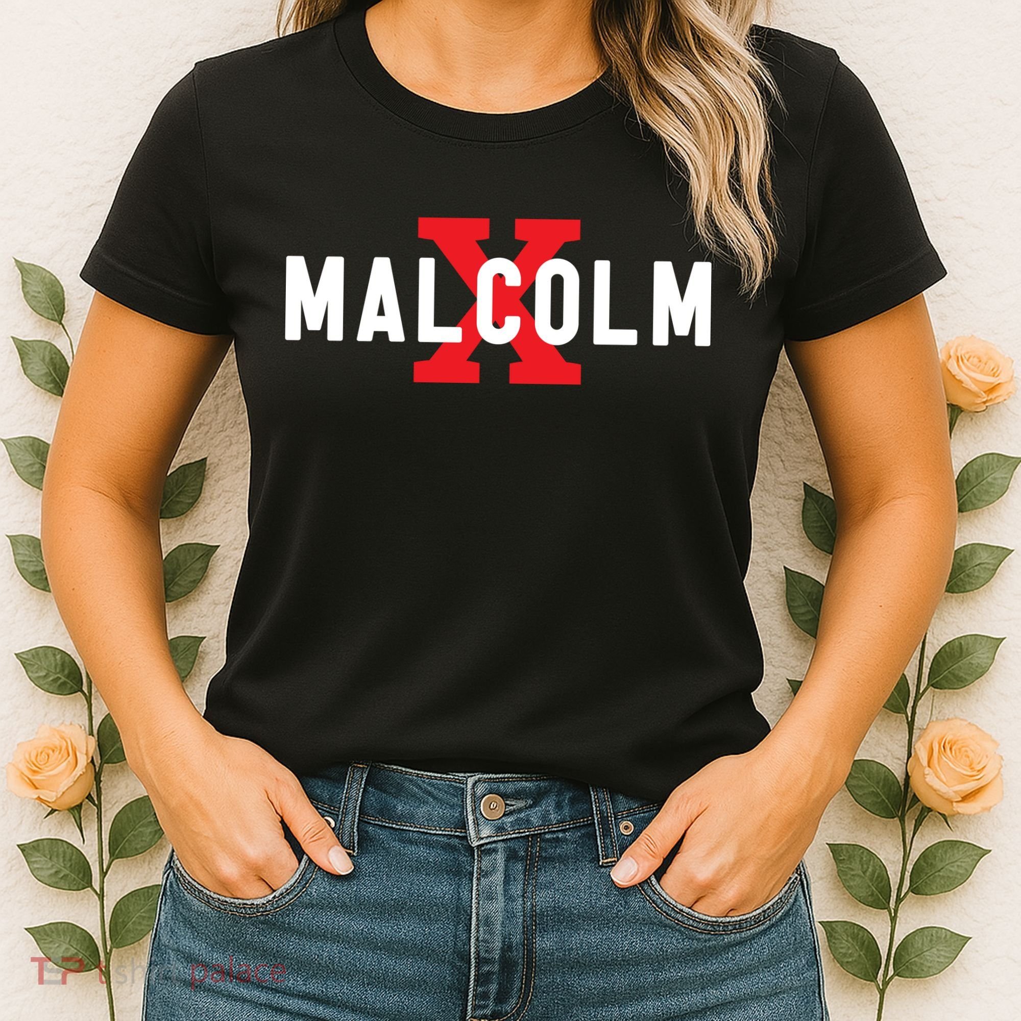 Malcolm X Black History Women's T-Shirt