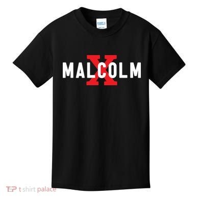 Malcolm X Black History Kids T-Shirt