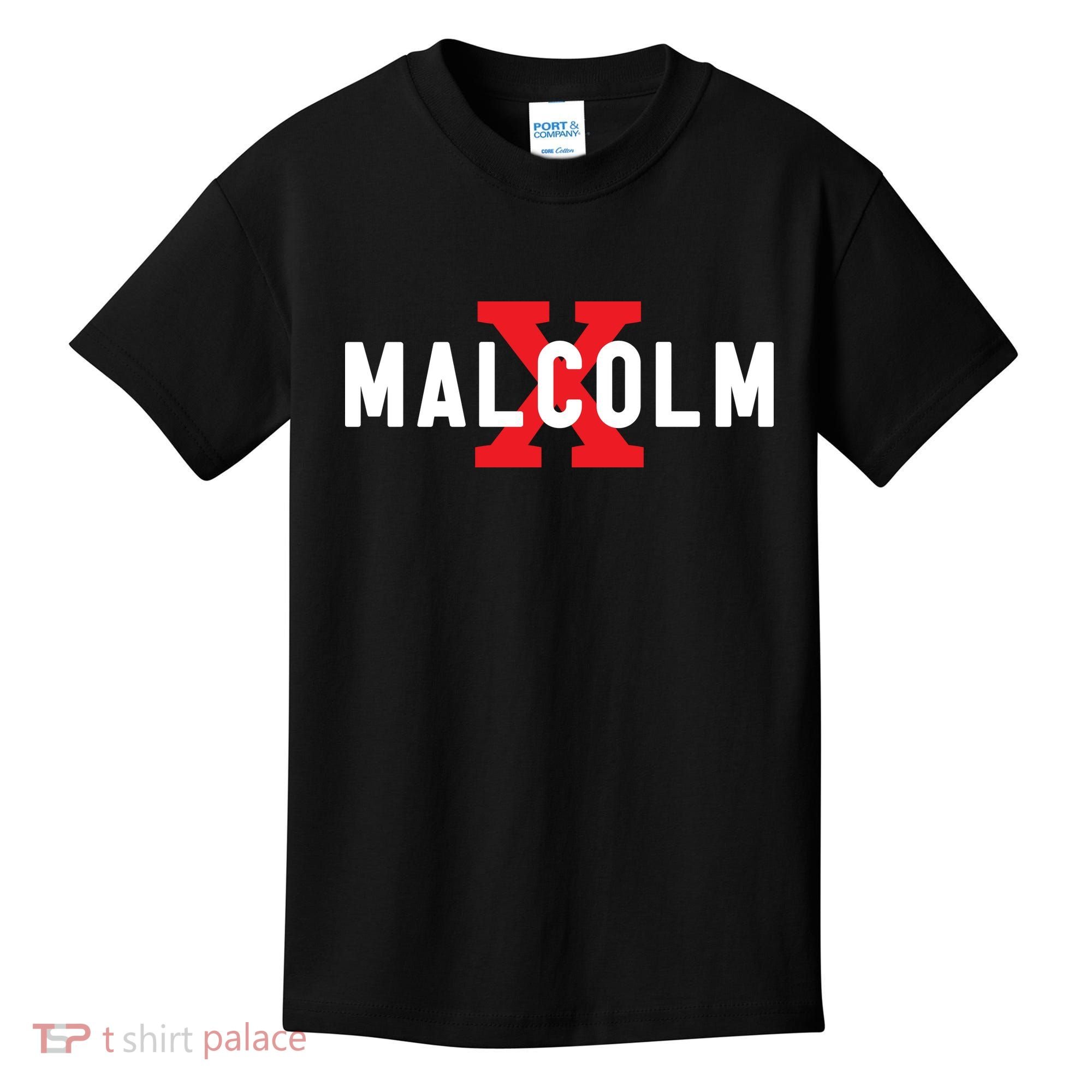 Malcolm X Black History Kids T-Shirt