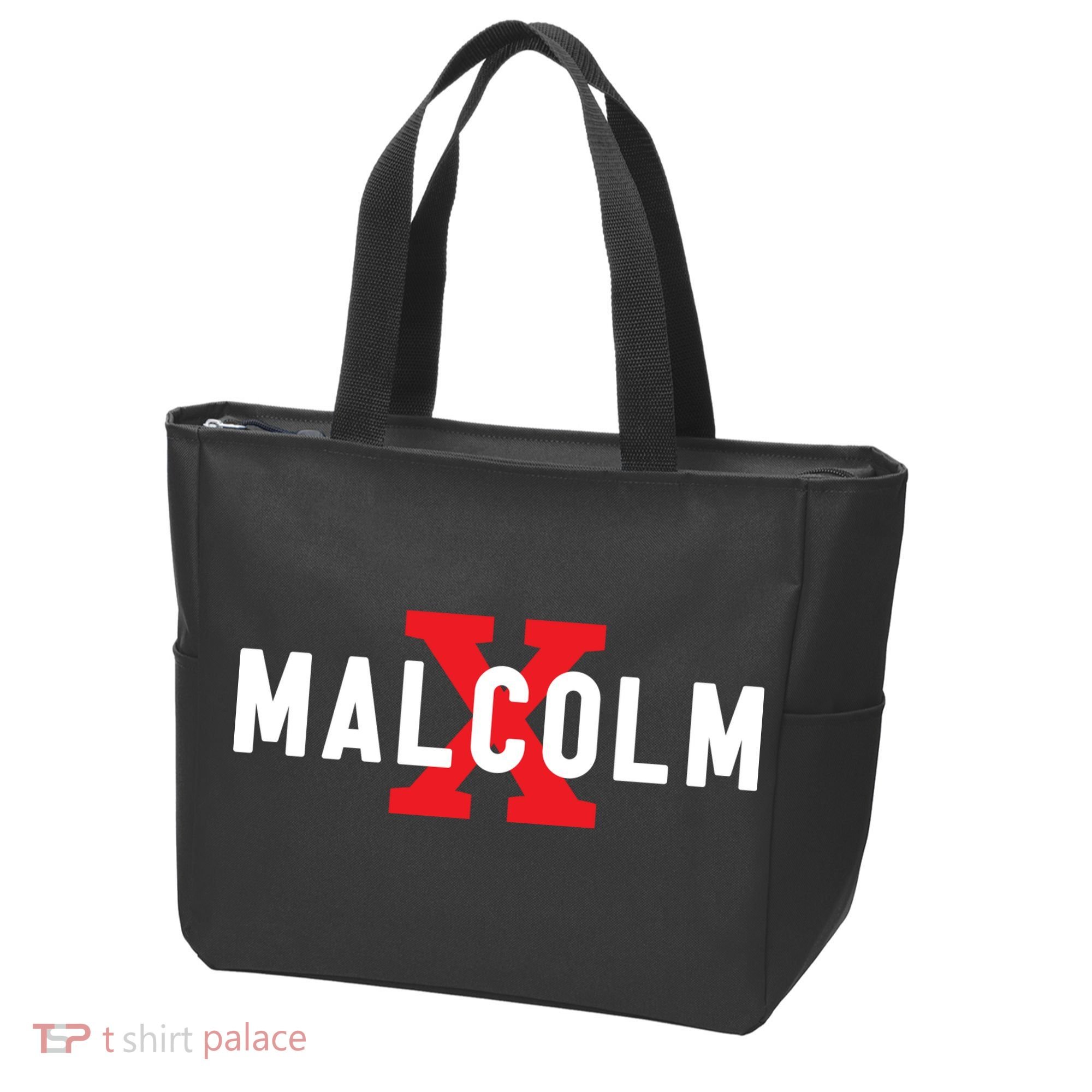 Malcolm X Black History Tote Bag