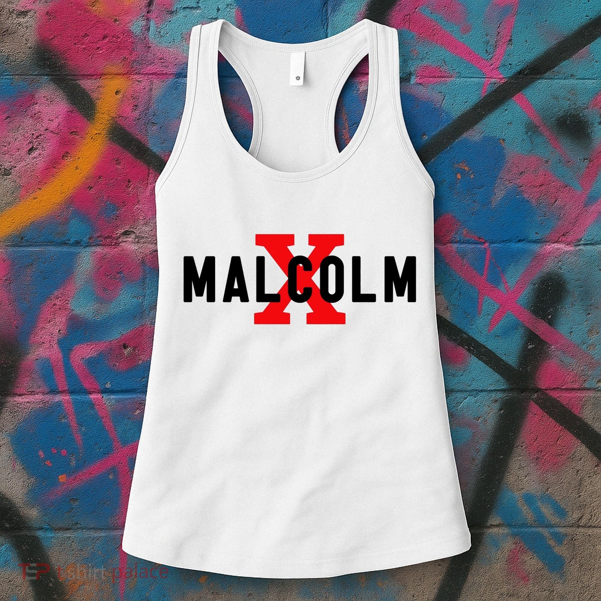 Malcolm X Civil Rights Movement America Usa Women's Tank Top