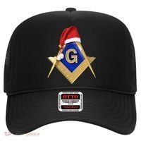 Masonic Xmas Christmas SantaS Hat Freemason Gift Hat thumb 0