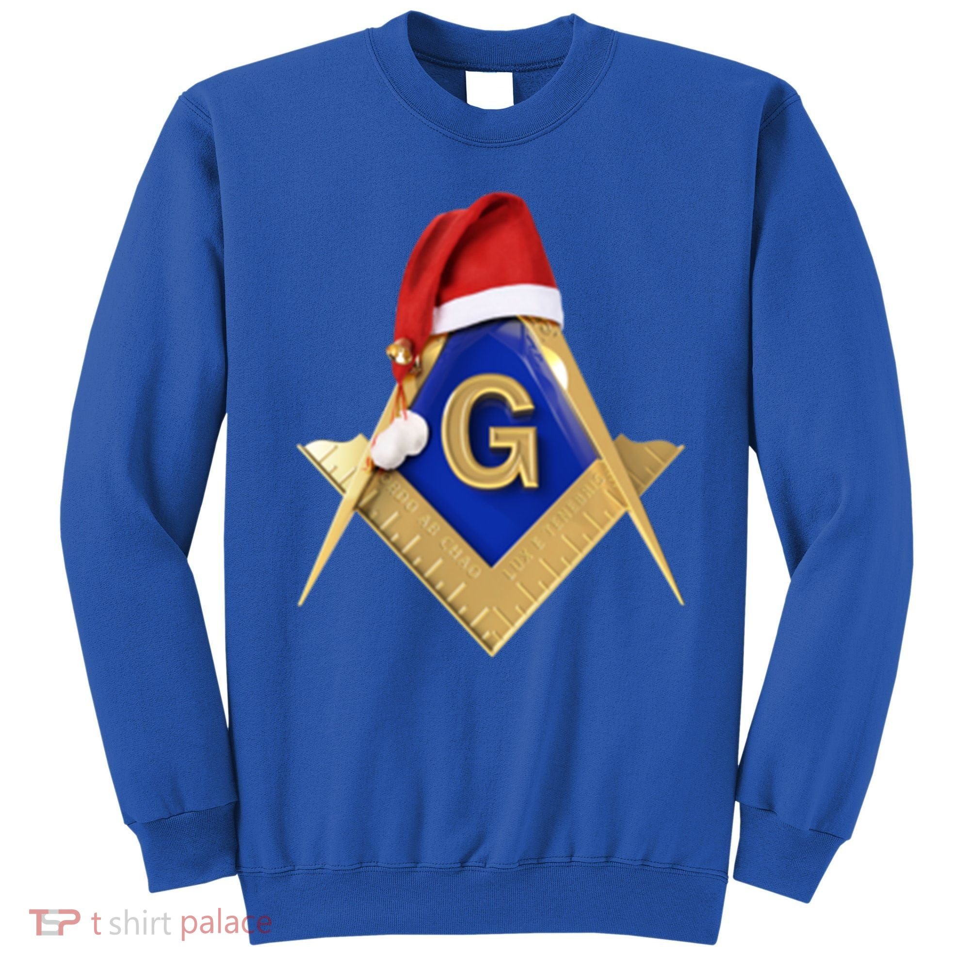 Masonic Xmas Christmas SantaS Hat Freemason Gift Sweatshirt