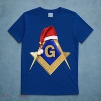 Masonic Xmas Christmas SantaS Hat Freemason Gift T-Shirt thumb 5