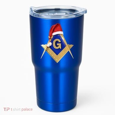 Masonic Xmas Christmas SantaS Hat Freemason Gift Tumbler