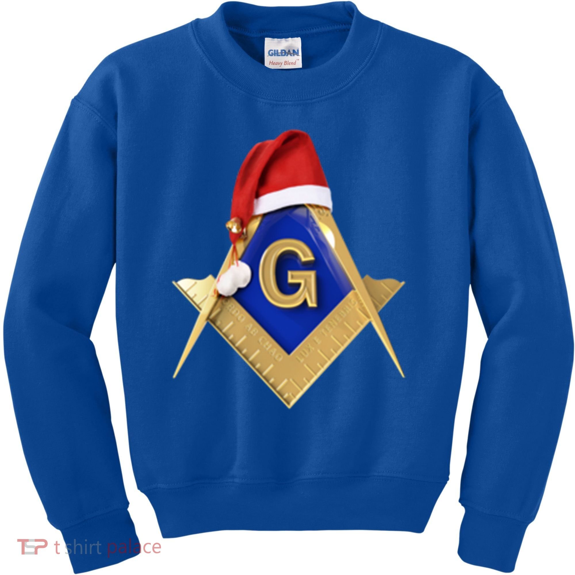 Masonic Xmas Christmas SantaS Hat Freemason Gift Kids Sweatshirt