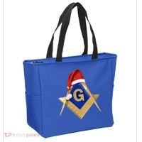 Masonic Xmas Christmas SantaS Hat Freemason Gift Tote Bag thumb 2