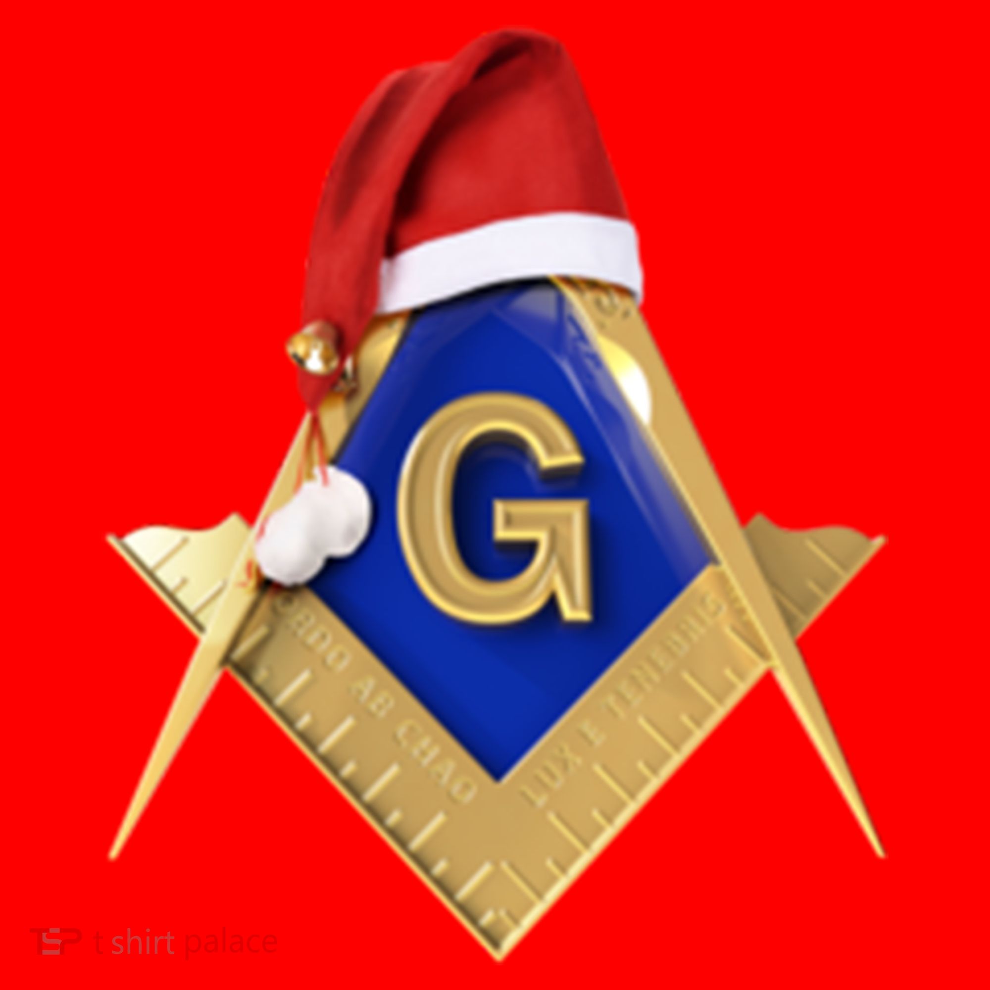 Masonic Xmas Christmas SantaS Hat Freemason Gift Santa Hat