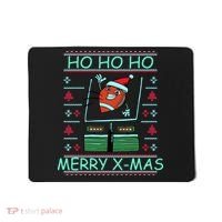 Merry XMas Football Ugly Christmas Sweater Mousepad thumb 0