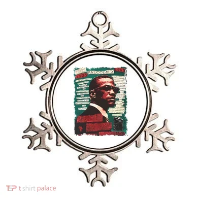 Malcolm X Lover Ornament