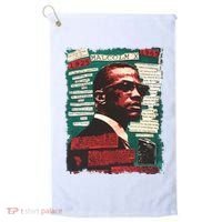 Malcolm X Lover Golf Towel thumb 0