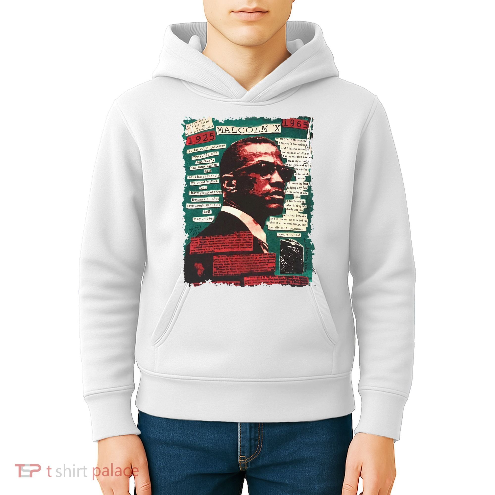 Malcolm X Lover Kids Hoodie