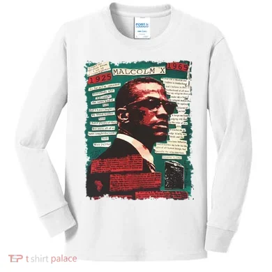 Malcolm X Lover Kids Long Sleeve Shirt