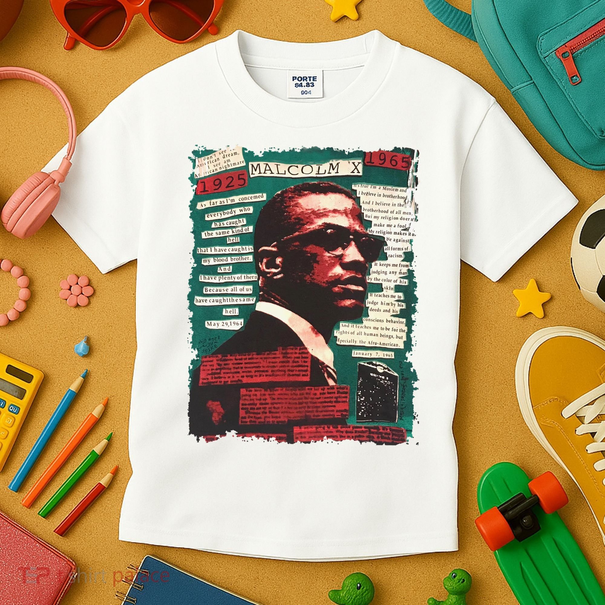 Malcolm X Lover Kids T-Shirt