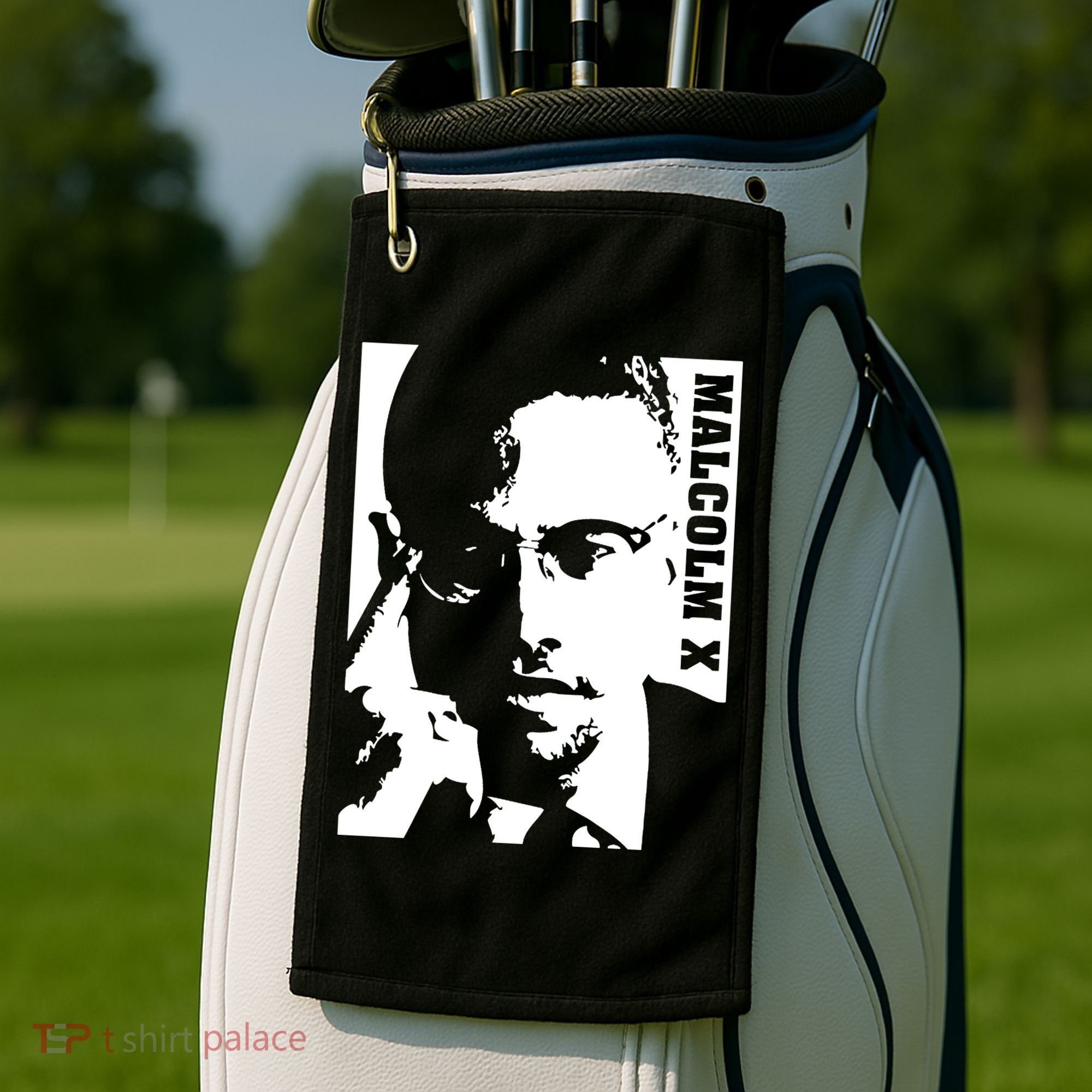 Malcolm X Golf Towel