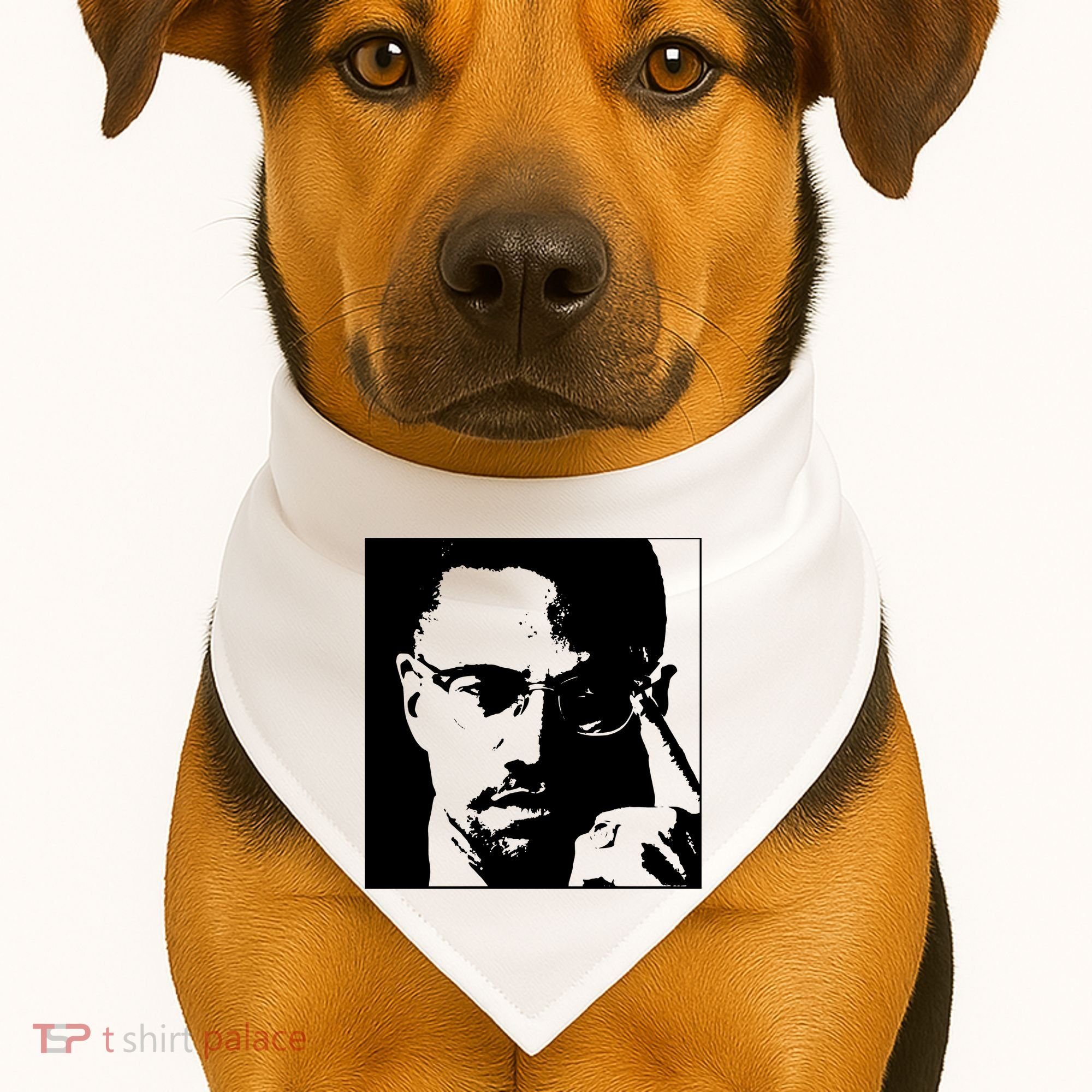 Malcolm X USA-Made Doggie Bandana