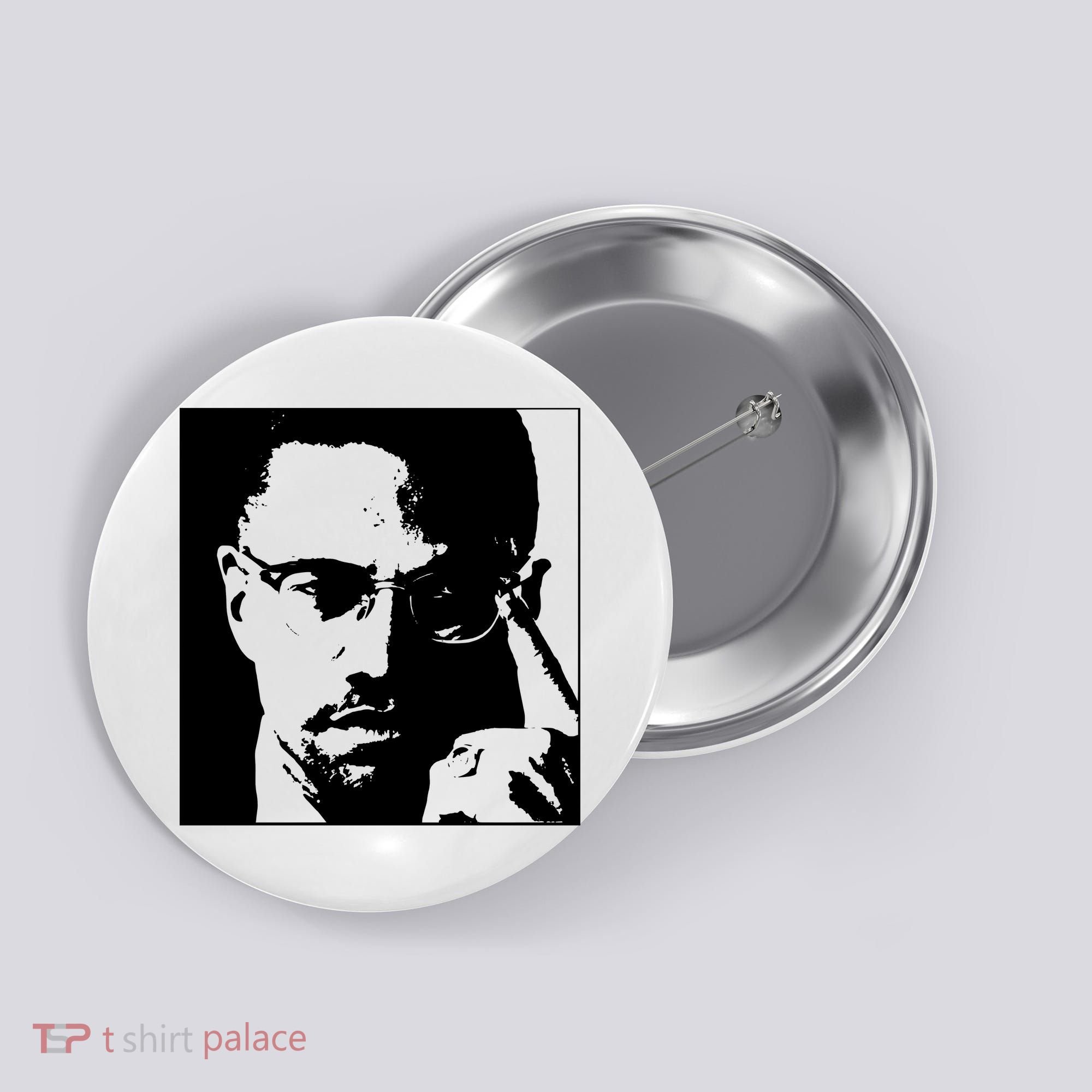 Malcolm X Button