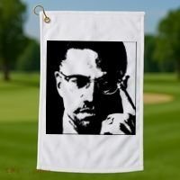 Malcolm X Golf Towel thumb 1
