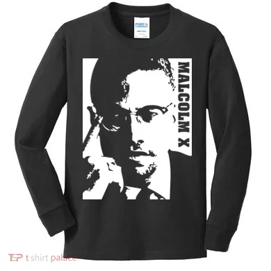 Malcolm X Kids Long Sleeve Shirt