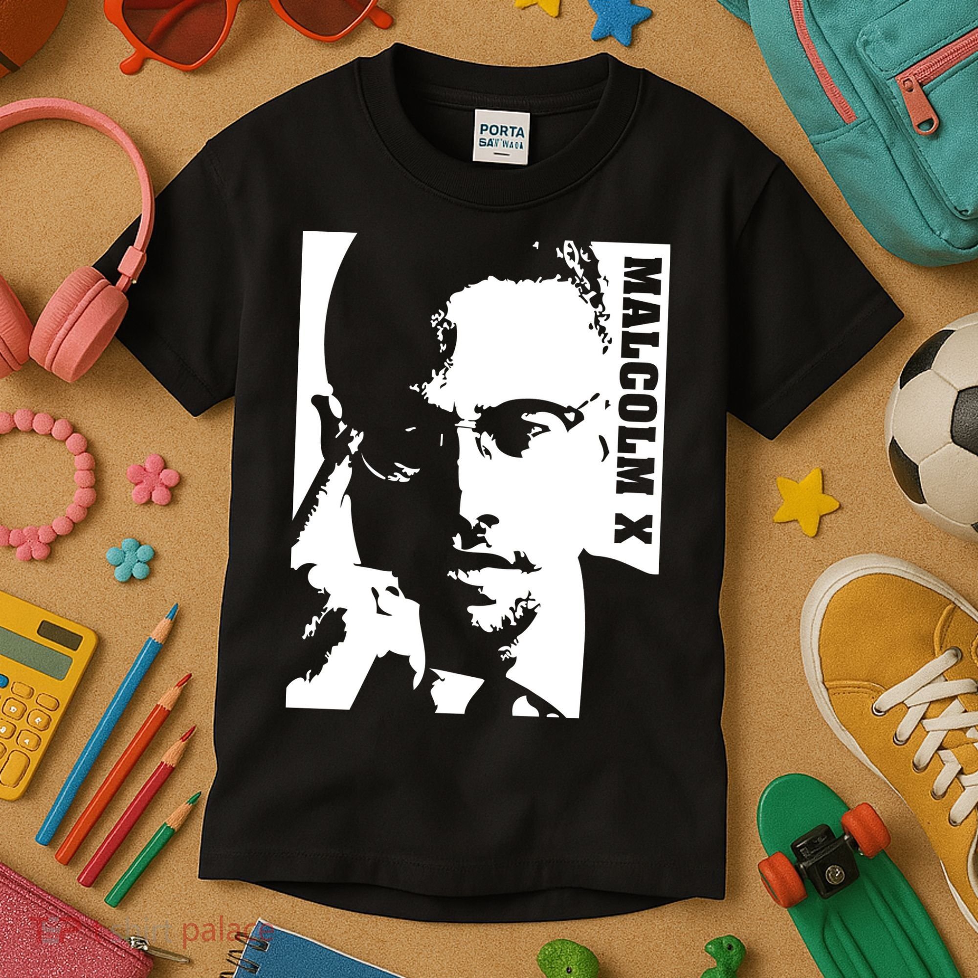 Malcolm X Kids T-Shirt