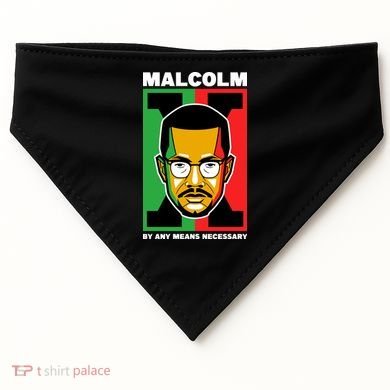 MALCOLM X NECESSARY USA-Made Doggie Bandana