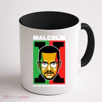 MALCOLM X NECESSARY Coffee Mug back