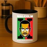 MALCOLM X NECESSARY Coffee Mug thumb 4
