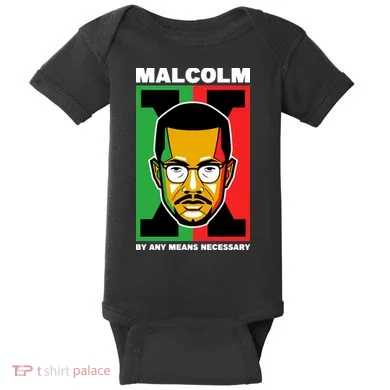 MALCOLM X NECESSARY Baby Bodysuit