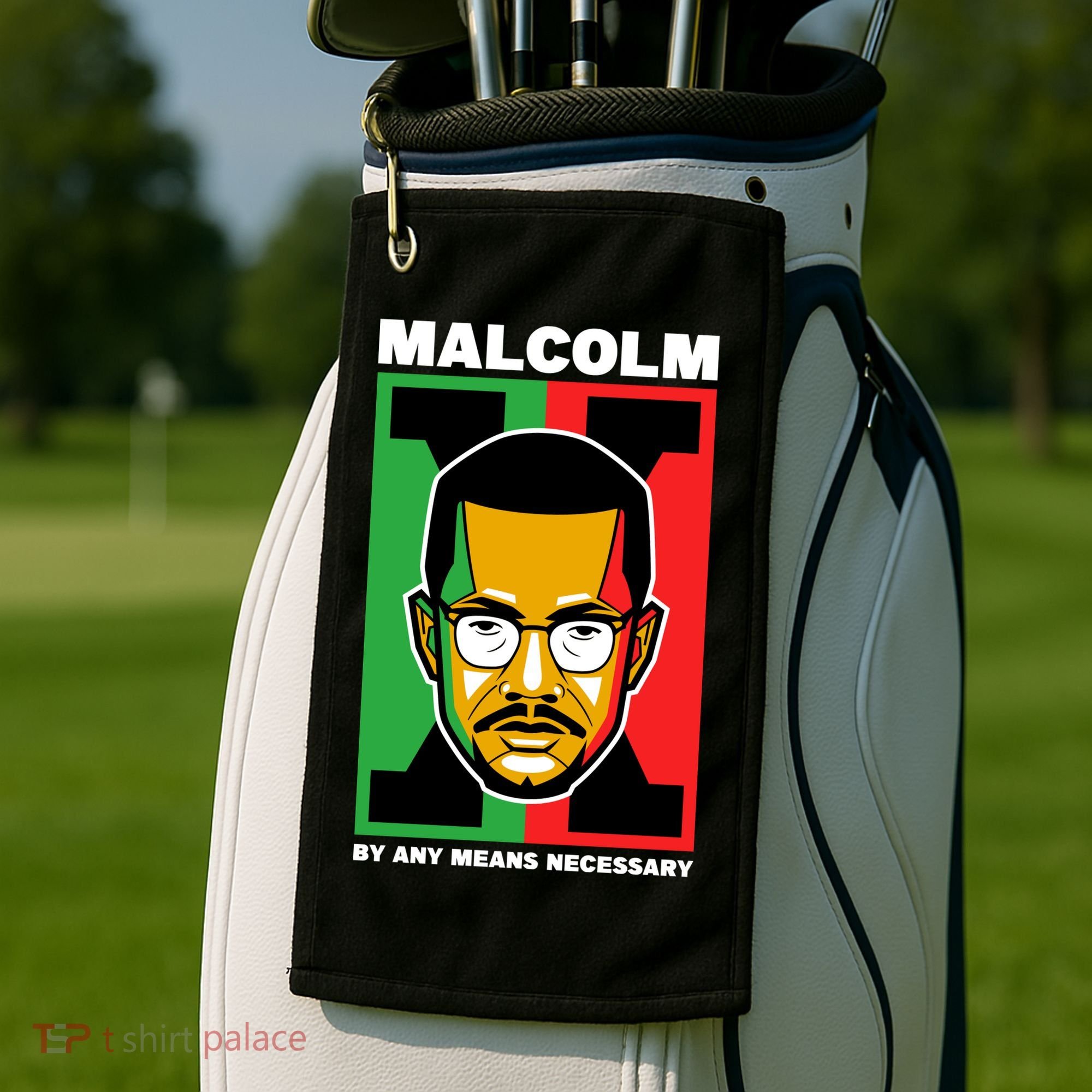 MALCOLM X NECESSARY Golf Towel