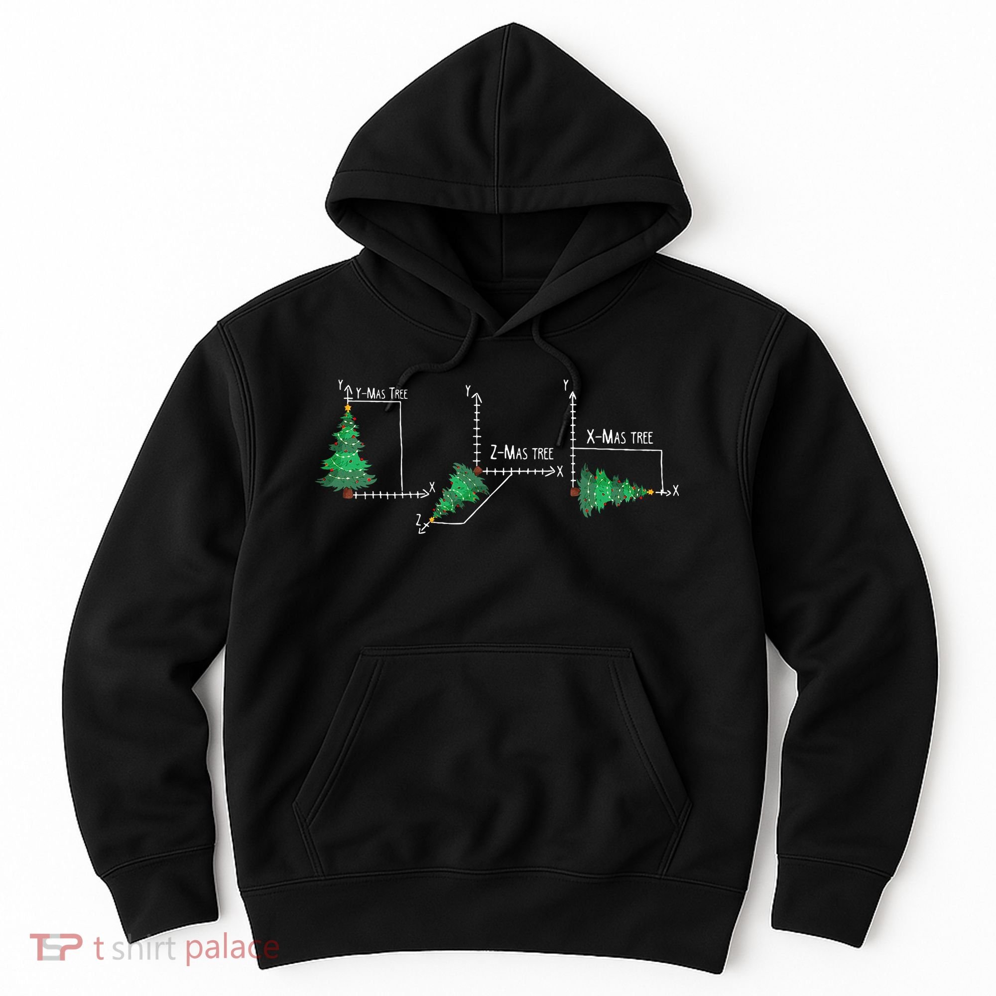 merry xmas tree math christmas  Hoodie