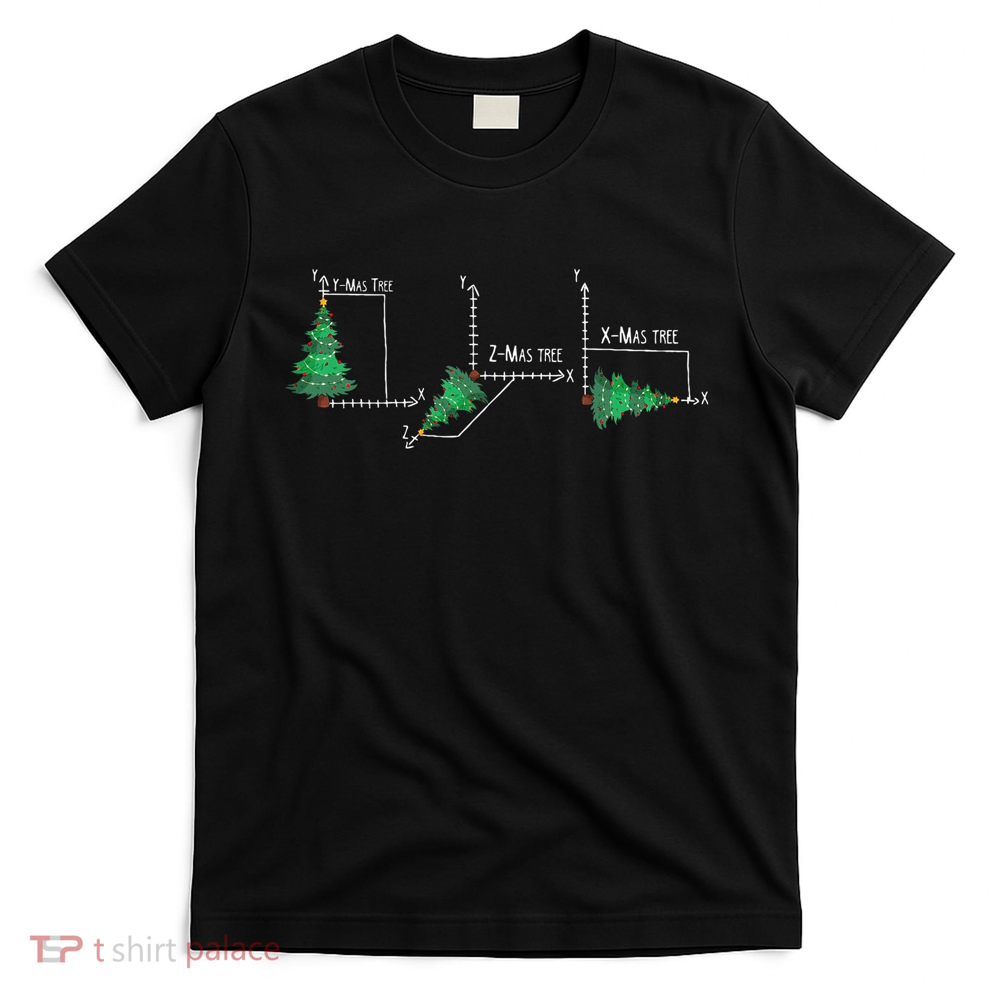 merry xmas tree math christmas  T-Shirt