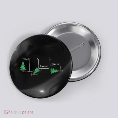merry xmas tree math christmas  Button