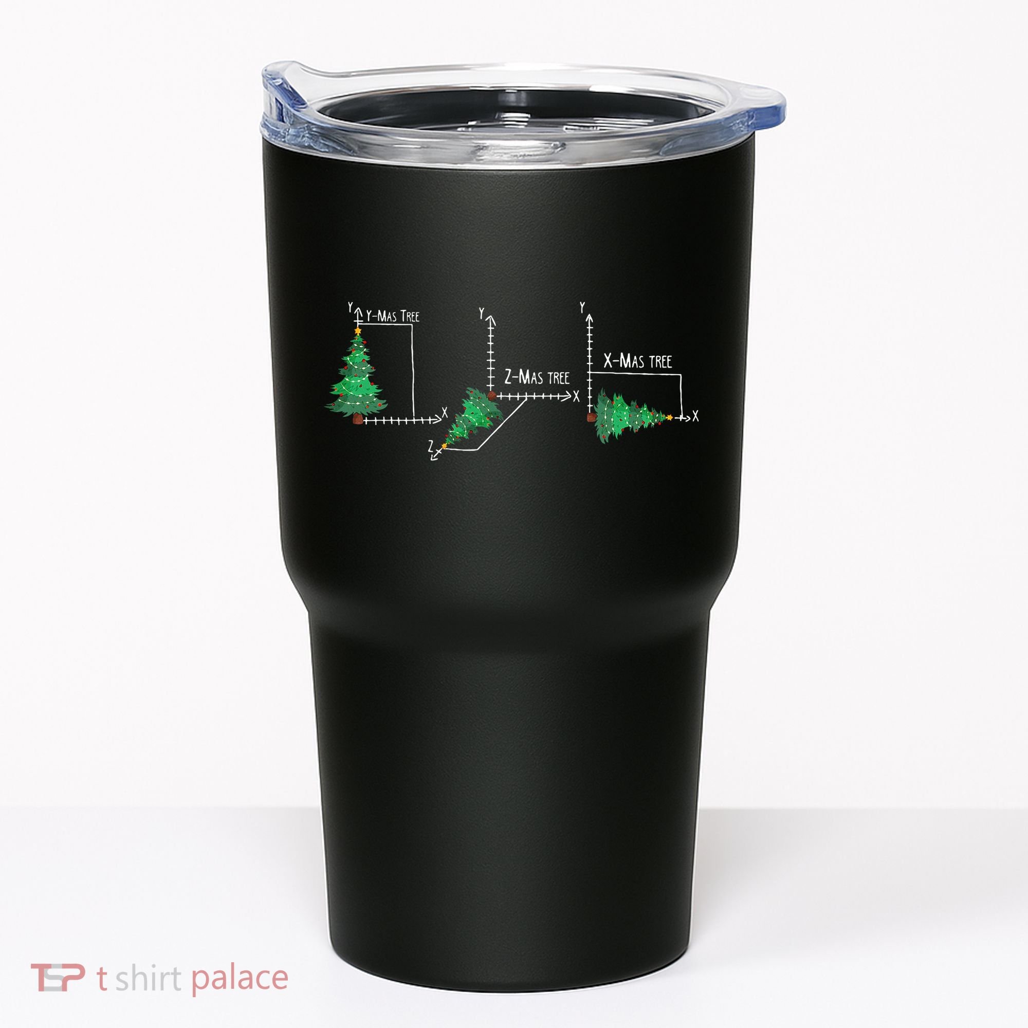 merry xmas tree math christmas  Tumbler