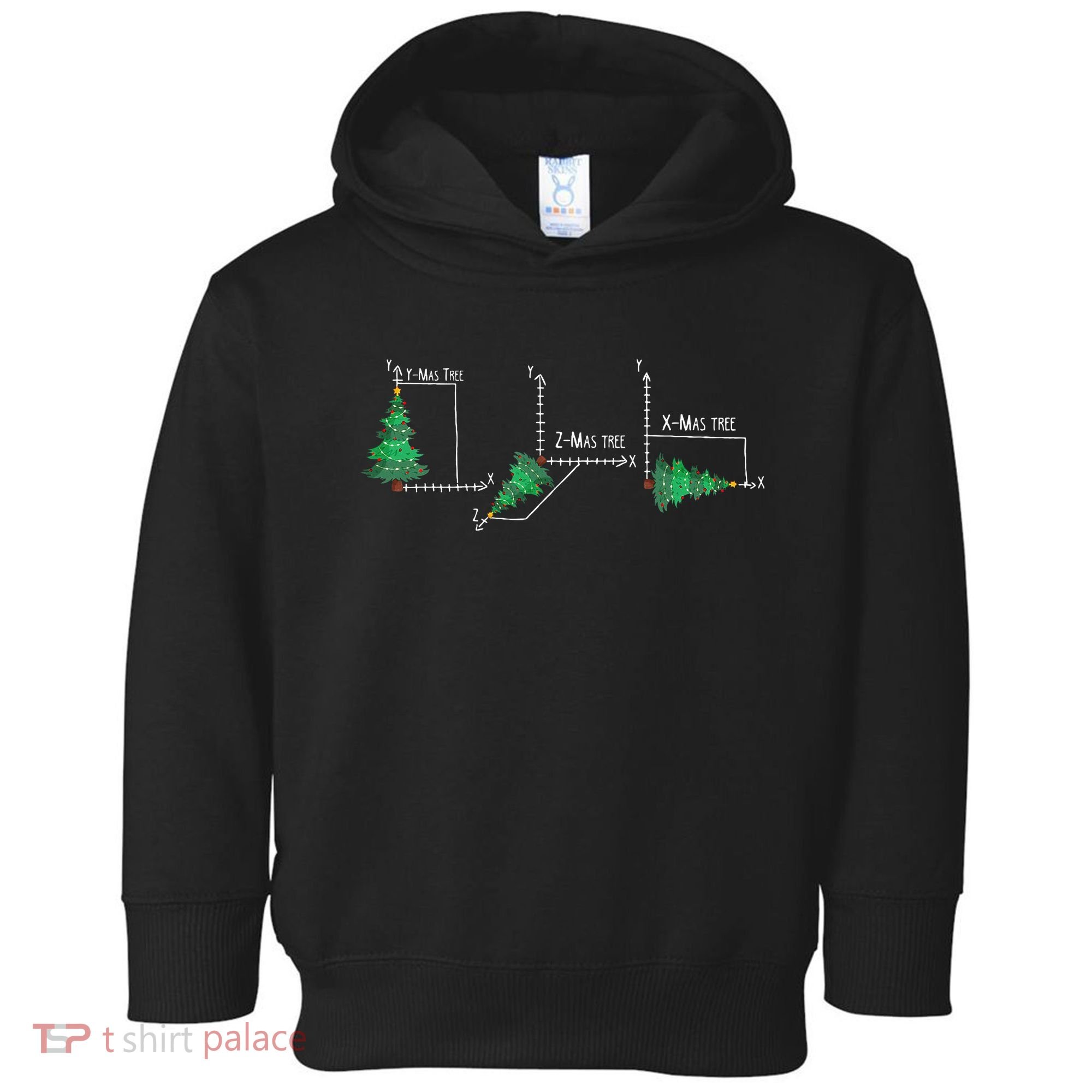 merry xmas tree math christmas  Toddler Hoodie