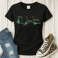 merry xmas tree math christmas  Women's T-Shirt thumb 3