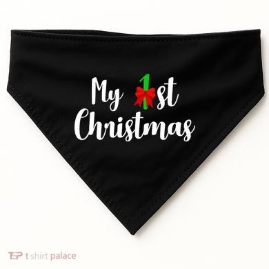 My 1st Christmas USA-Made Doggie Bandana
