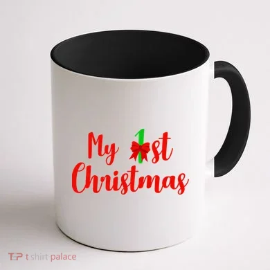 My 1st Christmas Coffee Mug back