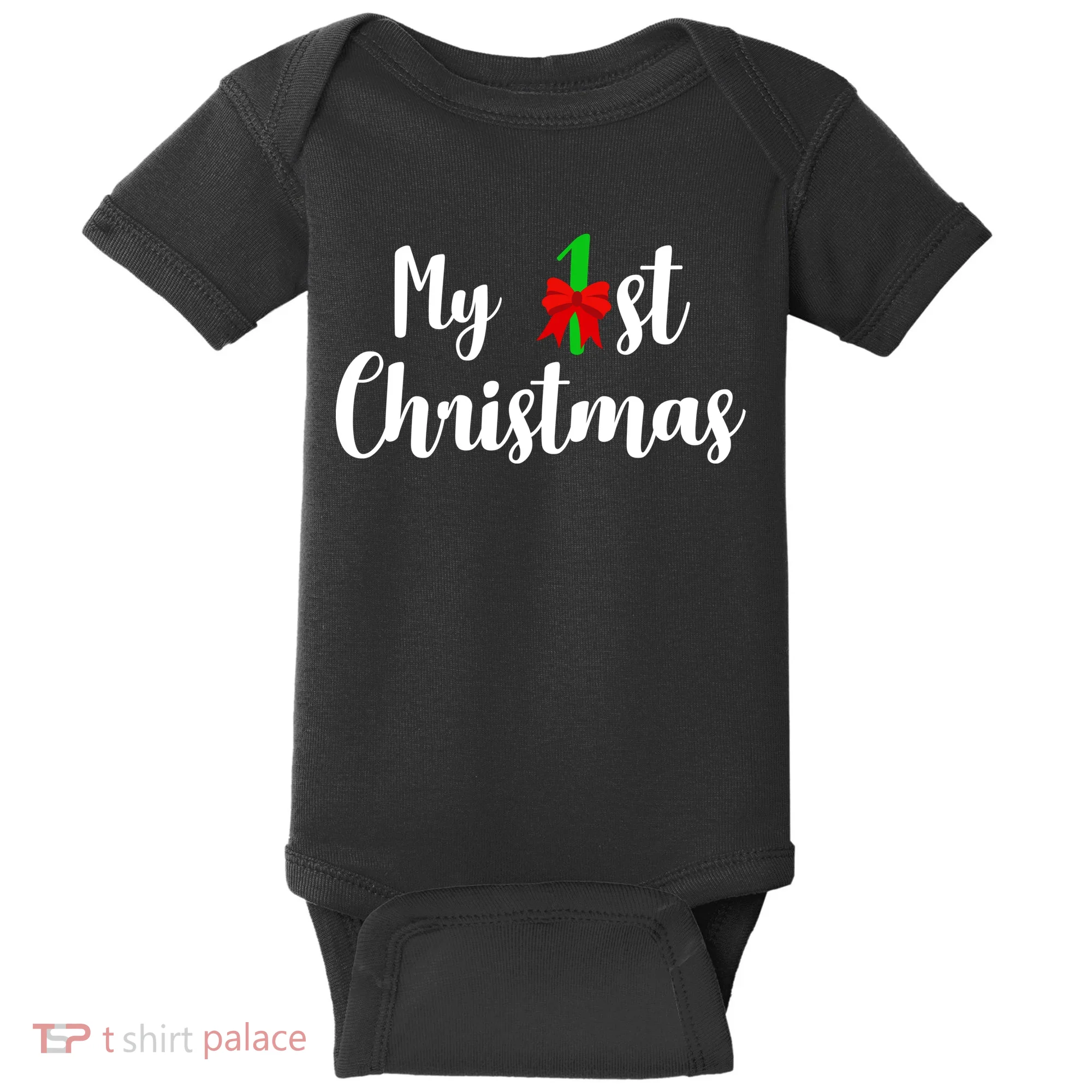 My 1st Christmas Baby Bodysuit
