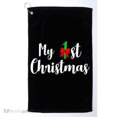 My 1st Christmas Golf Towel