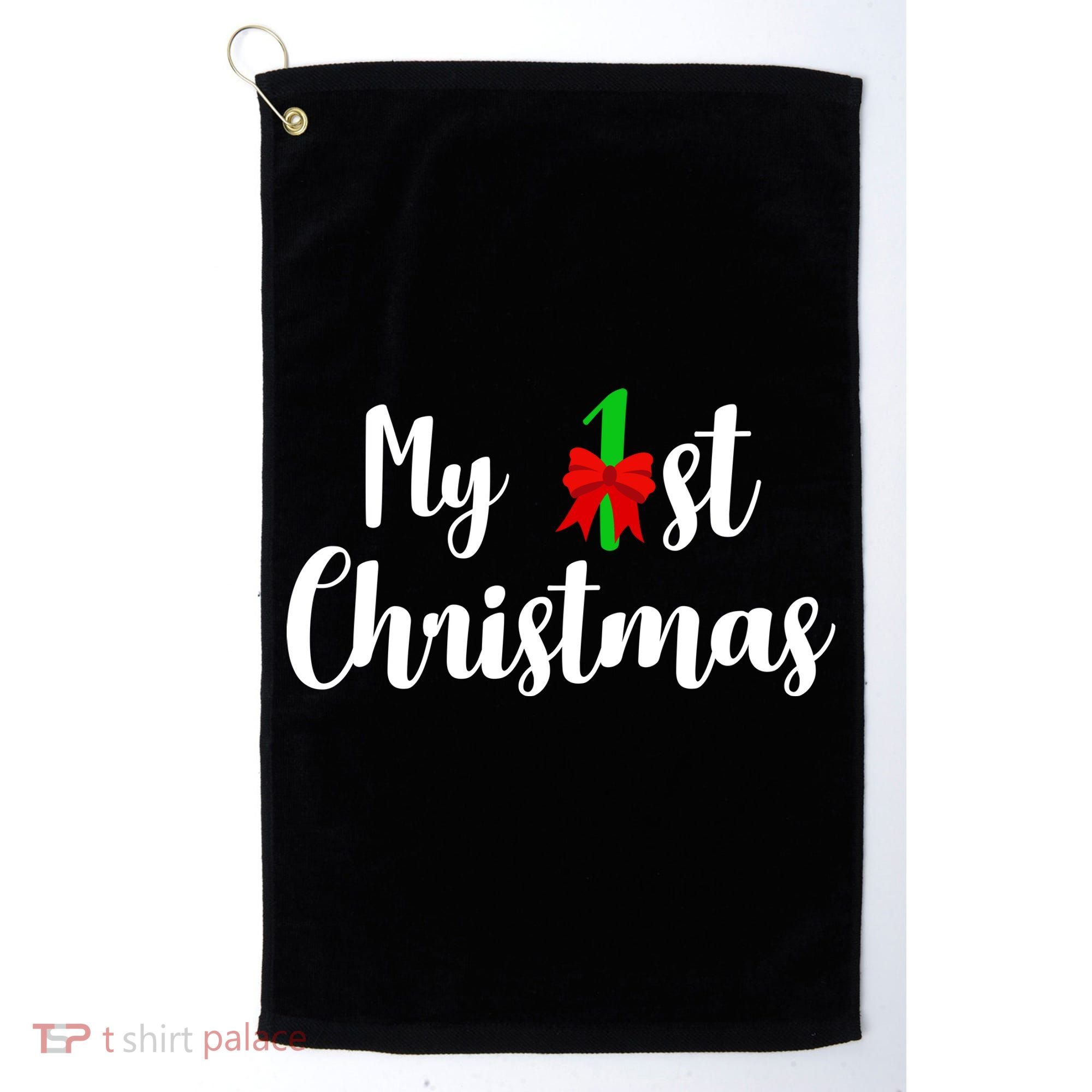 My 1st Christmas Golf Towel
