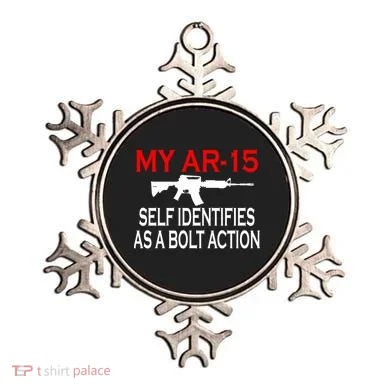 My AR-15 Self Identifies As A Bolt Action Ornament