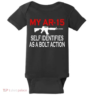 My AR-15 Self Identifies As A Bolt Action Baby Bodysuit