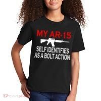 My AR-15 Self Identifies As A Bolt Action Kids T-Shirt thumb 2