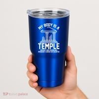 My Body Is A Temple Ancient Crumbling Probably Cursed Haunted Tumbler thumb 2