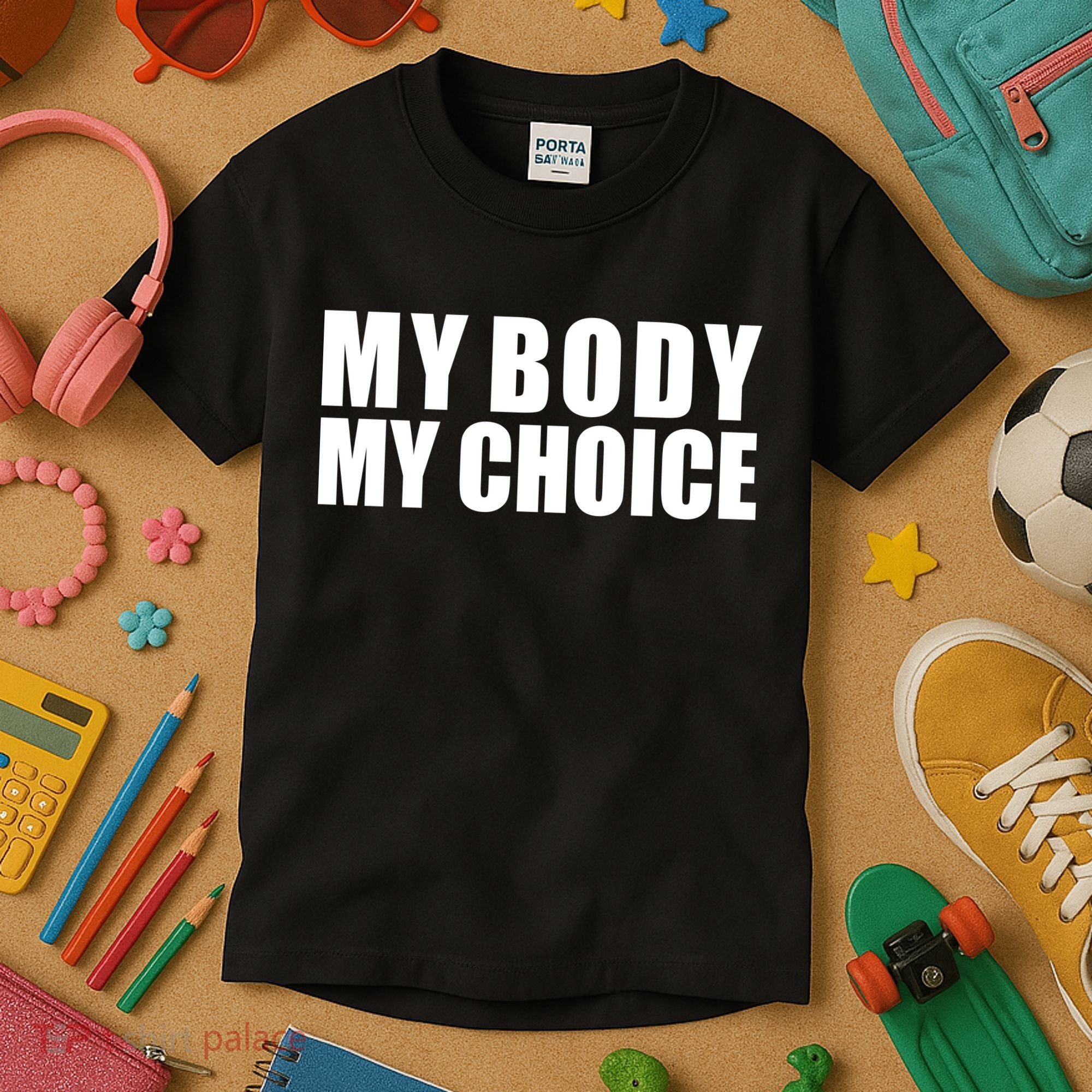 My Body My Choice Anti Donald Trump Kids T-Shirt
