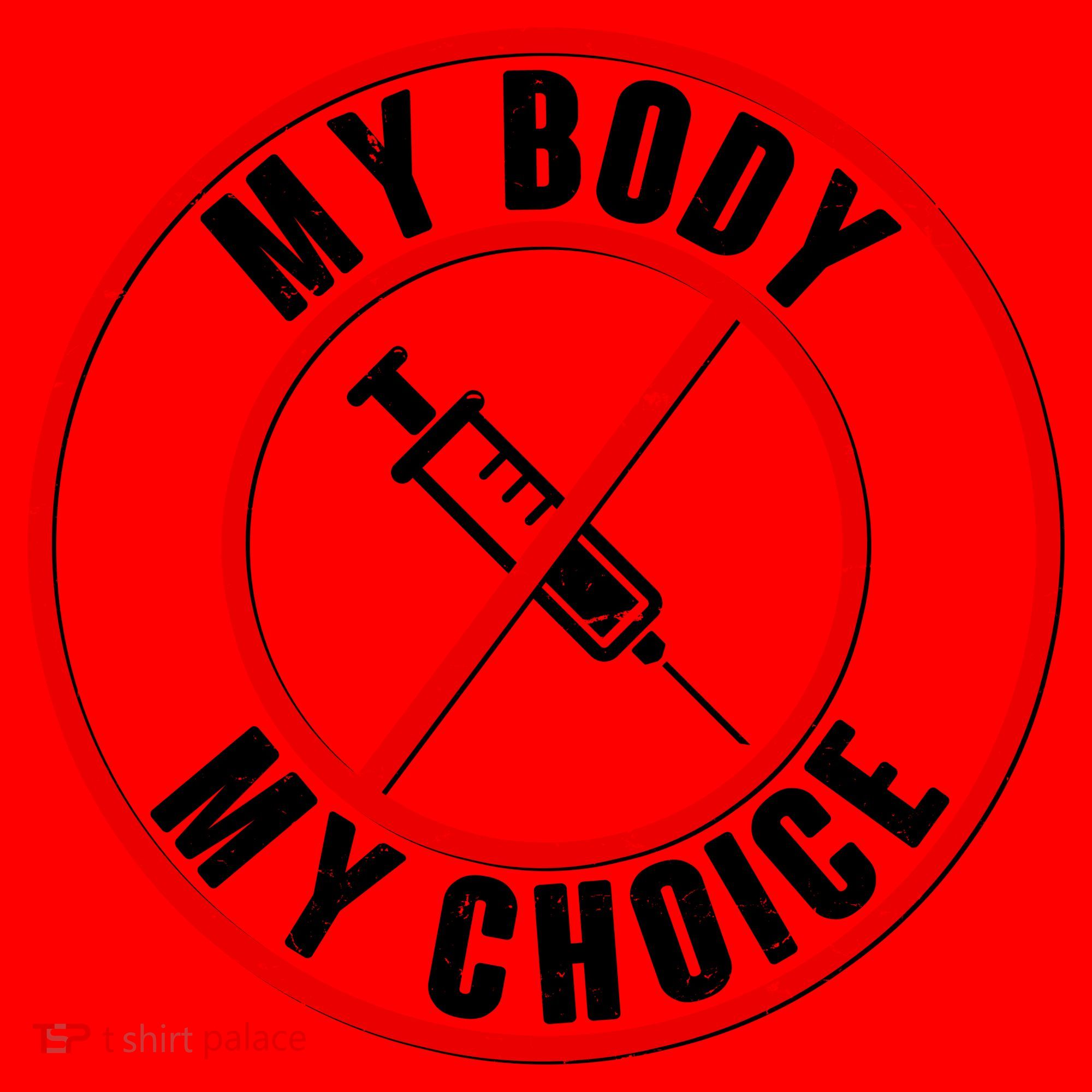 My Body My Choice Anti Vaccine Santa Hat
