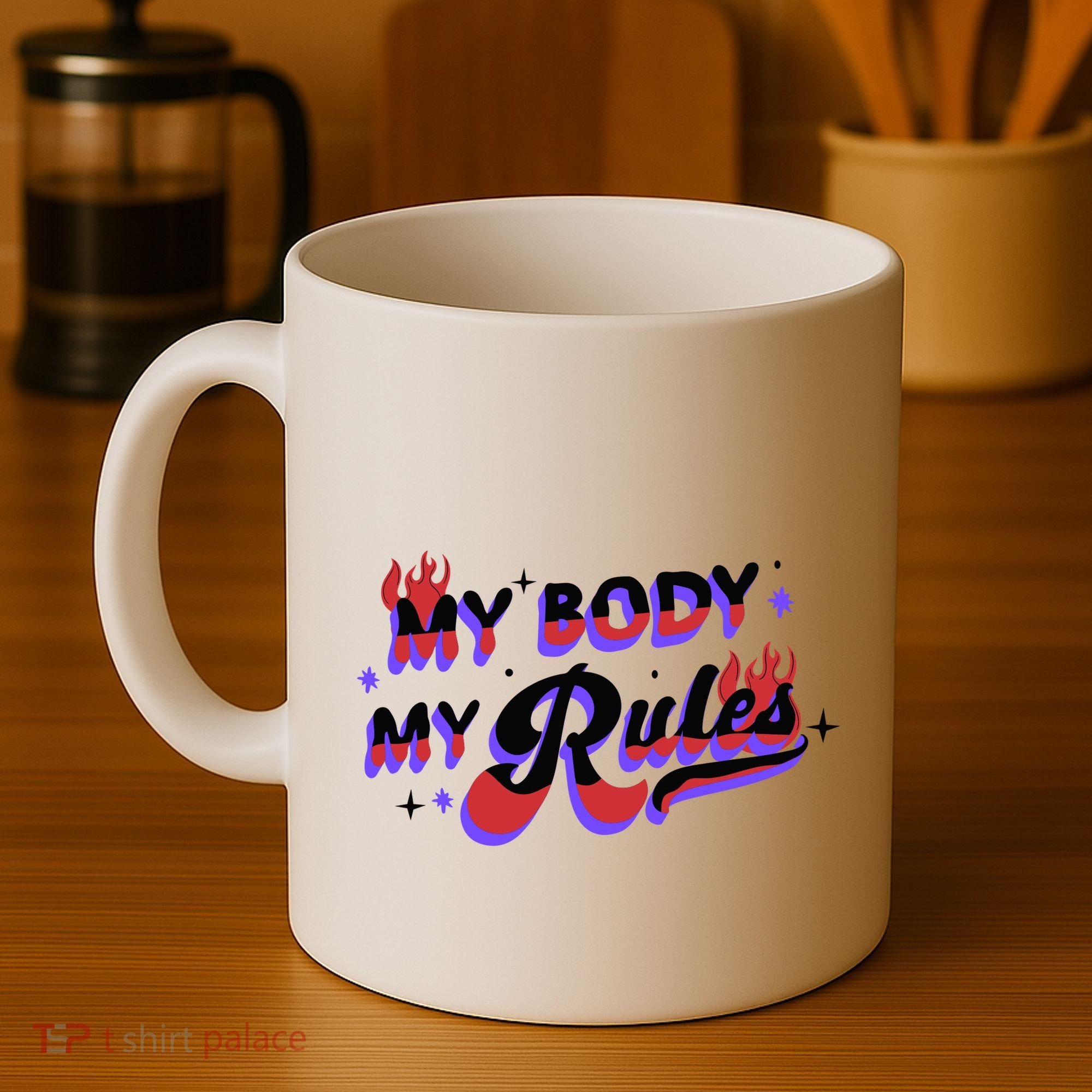 My Body My Rules Coffee Mug